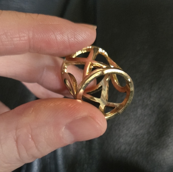 XO Gold Plated Ring Sz7.75 - Picture 10 of 10